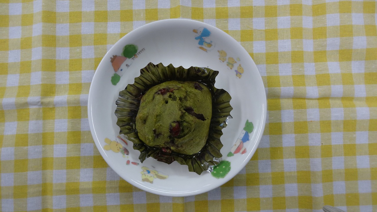 抹茶とあずきのケーキ レシピ 嘉川保育園
